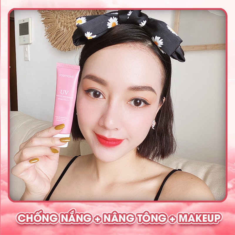 Kem chống nắng nâng tone Rosmake Tone up Sunblock - SPF 50+/PA+++ RK01