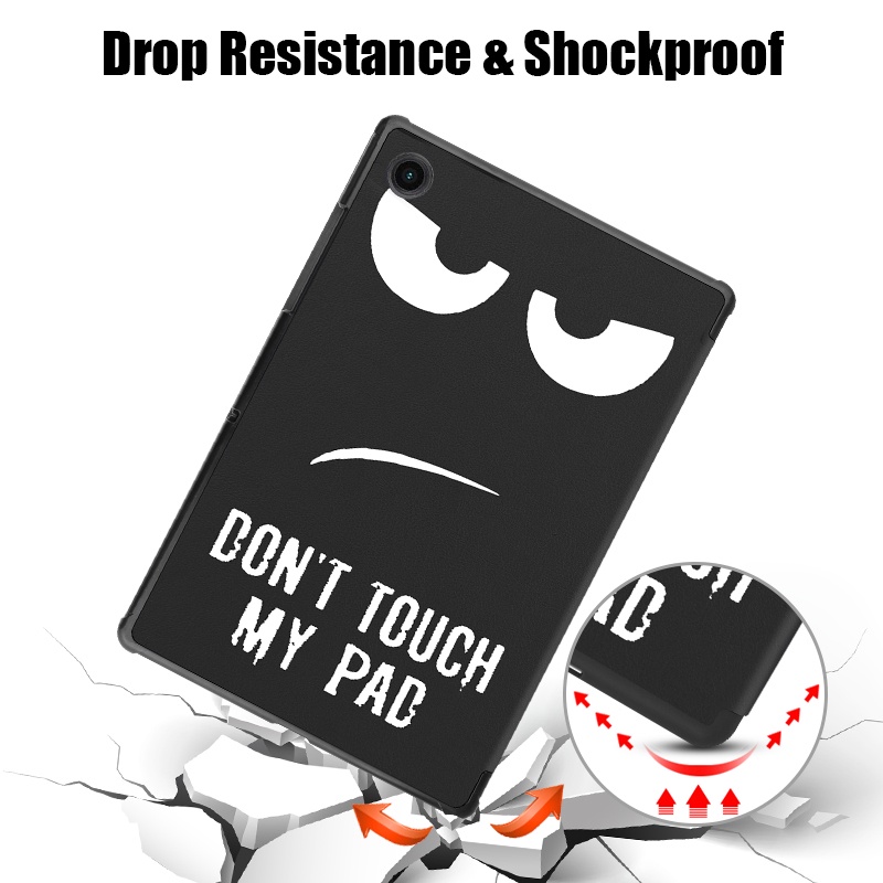 Ốp Máy Tính Bảng Da PU Nắp Gập Từ Tính Cho Samsung Galaxy Tab S8 Plus S7 FE S7+ A8 10.5 A7 10.4 A7 Lite 8.7 SM-X200 X800 T220