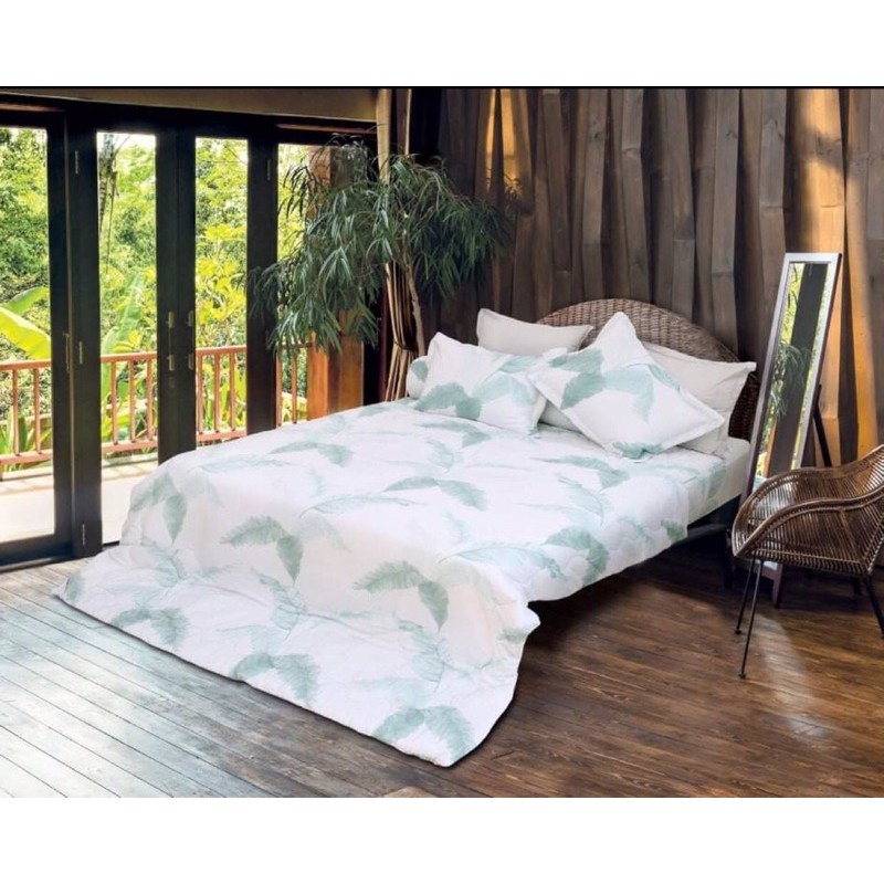Bộ chăn ga Sông Hồng dòng rayon sợi gỗ tự nhiên mềm, mịn