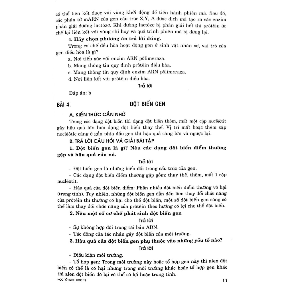 Sách - Học Tốt Sinh Học 12