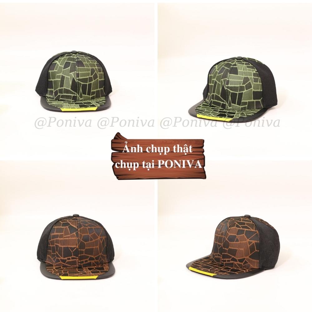 Mũ lưỡi trai ❤️ Nón kết HIPHOP phối khối màu form unisex HH01 phong cách Ulzzang Thời trang PONIVA siêu hot