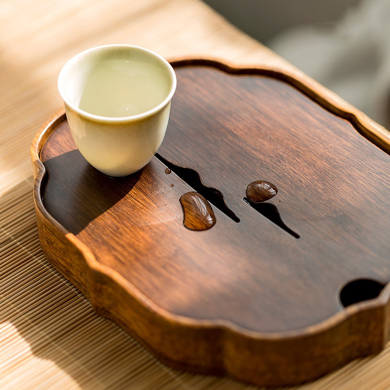 Retro Gỗ Nồi Mini Lưu Trữ Loại Khay Trà Nhà Sáng Tạo Khay Nhỏ Phụ Kiện Trà Trà Trà Khô Đài Loan