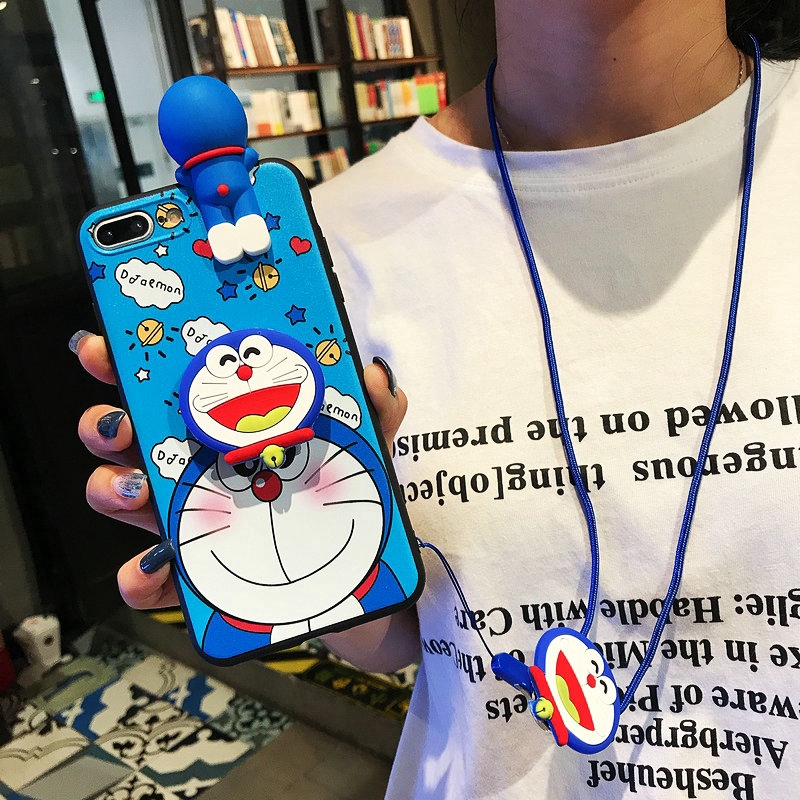 Case Realme C15 C11 C2 C1 OPPO A5 A9 2020 A12 A12e F11 Pro F9 F1S A7S A5S A3S A83 A71 A57 A37 F7 F5 F1 Plus Doraemon Phone Case