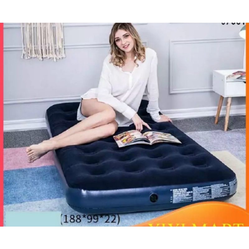 Nệm gấp gọn, đêm hơi Bestway Kích Thước: 1.85m x 99cm x22cm,nệm massage toàn thân, nệm hơi 67001