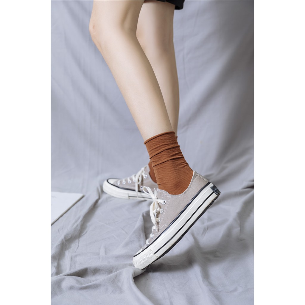 Vớ Morandi Nhung Ống Mỏng Hàn Quốc Cổ Vừa | BigBuy360 - bigbuy360.vn