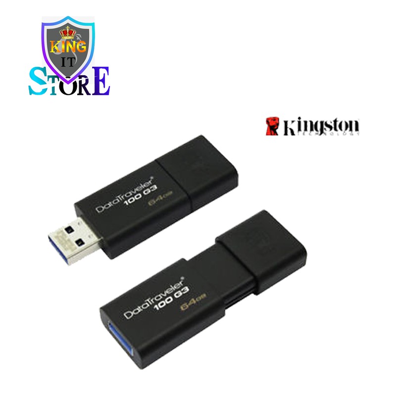 USB Kingston 64GB DataTraveler 100G3 hãng phân phối