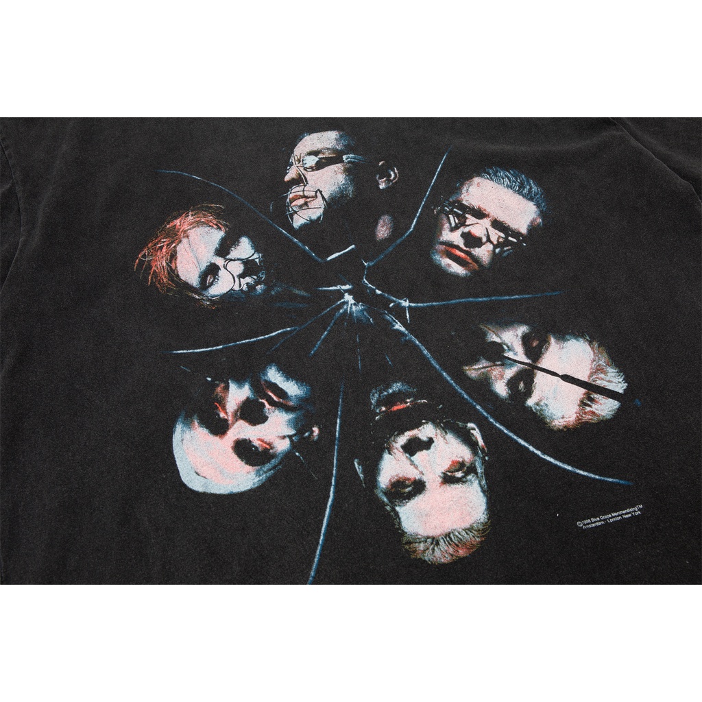 RAMMSTEIN German chariot retro old character head print short-sleeved high street loose casual couple with the same T-shirt