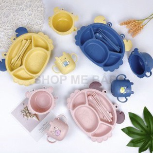 PVN31209 Bộ Ăn Dặm Lúa Mạch Hình Cua Cho Bé T2