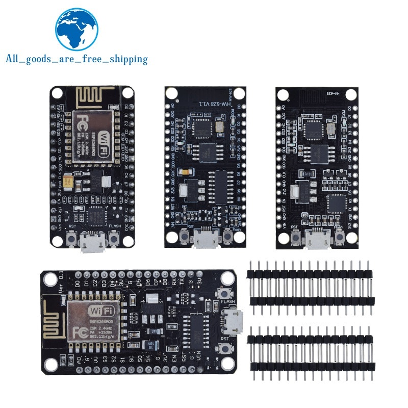 Mô Đun Phát Triển Wifi Không Dây Ch340 / Cp2102 / Ch9102X Nodemcu V3 V2.1 Lua Esp8266 Esp-12E / F