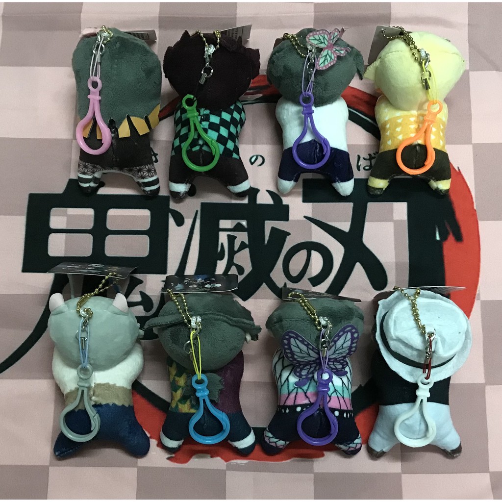 OtakuTPstore Móc khoá búp bê bông anime One Piece Jujutsu Kaisen Sumikko Sailor Moon Larva Kimetsu no Yaiba