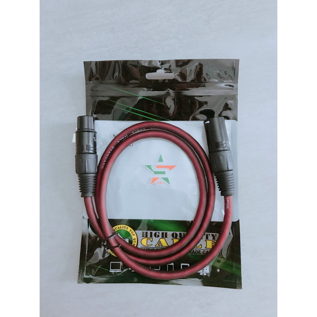 Dây chuyển Canon XLR Âm ra XLR Dương có Chống nhiễu