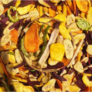 Rau quả trái cây sấy giòn hàng nguyên xuất khẩu 1kg