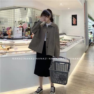 Áo khoác dạ ép chất dày dặn