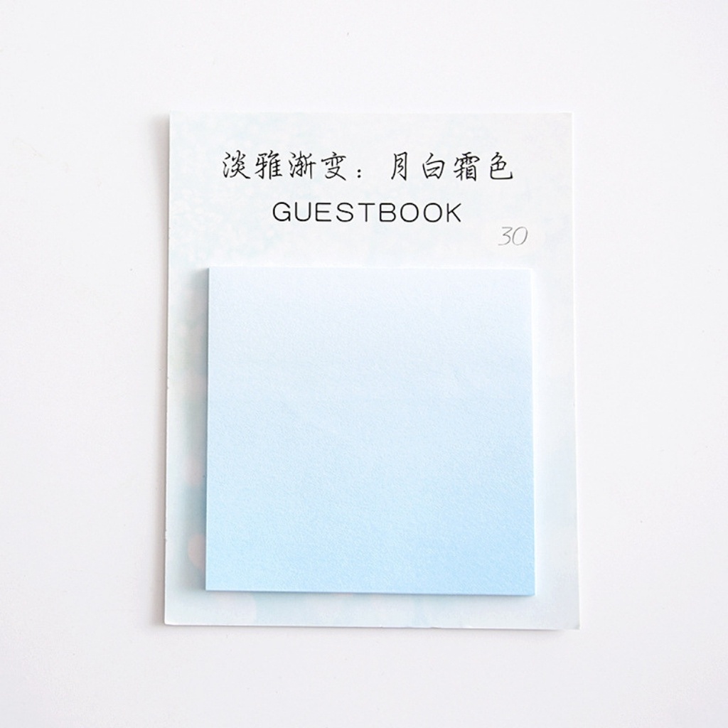 Giấy Note Guestbook Đa Sắc 30 Tờ