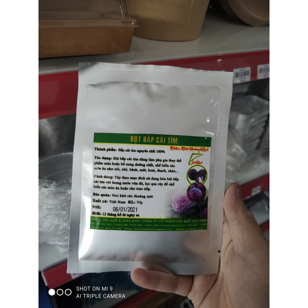 Bột Màu Làm Bánh 50Gr