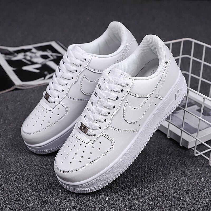 [Mã FASHIONGREEN44 giảm 10K đơn 50K] Giày air force 1, giày thể thao af1 trắng full box | BigBuy360 - bigbuy360.vn