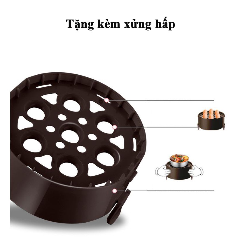 [HOT] Hộp Cơm Cắm Điện Tự Hâm Nóng - Cặp Lồng Cơm Trưa Văn Phòng Chất liệu Inox 304 An Toàn Bảo Vệ Sức Khỏe