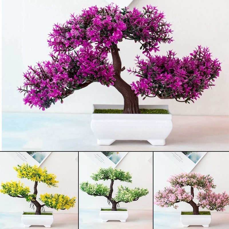 Chậu cây cảnh bằng nhựa trang trí nhà ở/văn phòng