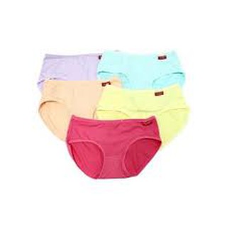 Lố 10 quần lót trơn cotton 2339