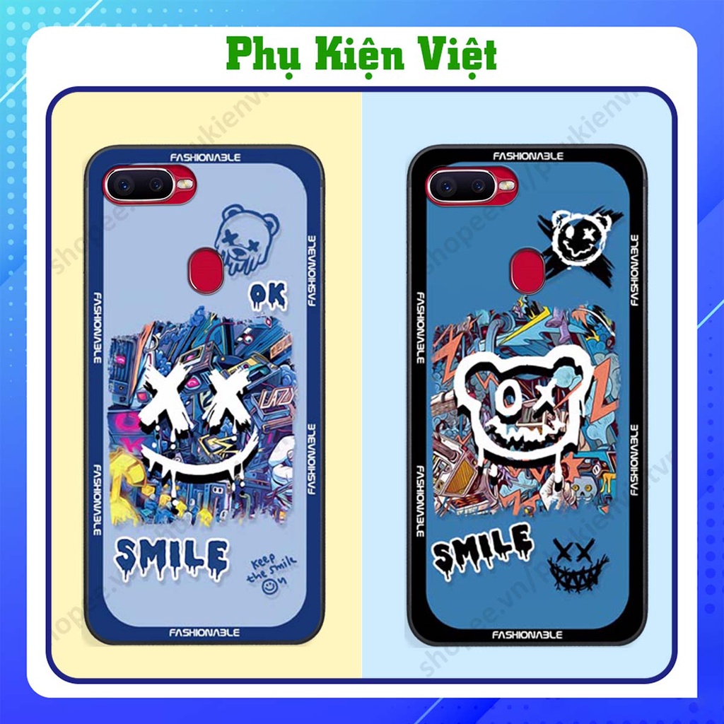 Ốp lưng Oppo A5s / A7 / F9 / A12 hình kaws, bearbrick, vũ trụ, phi hành gia đẹp