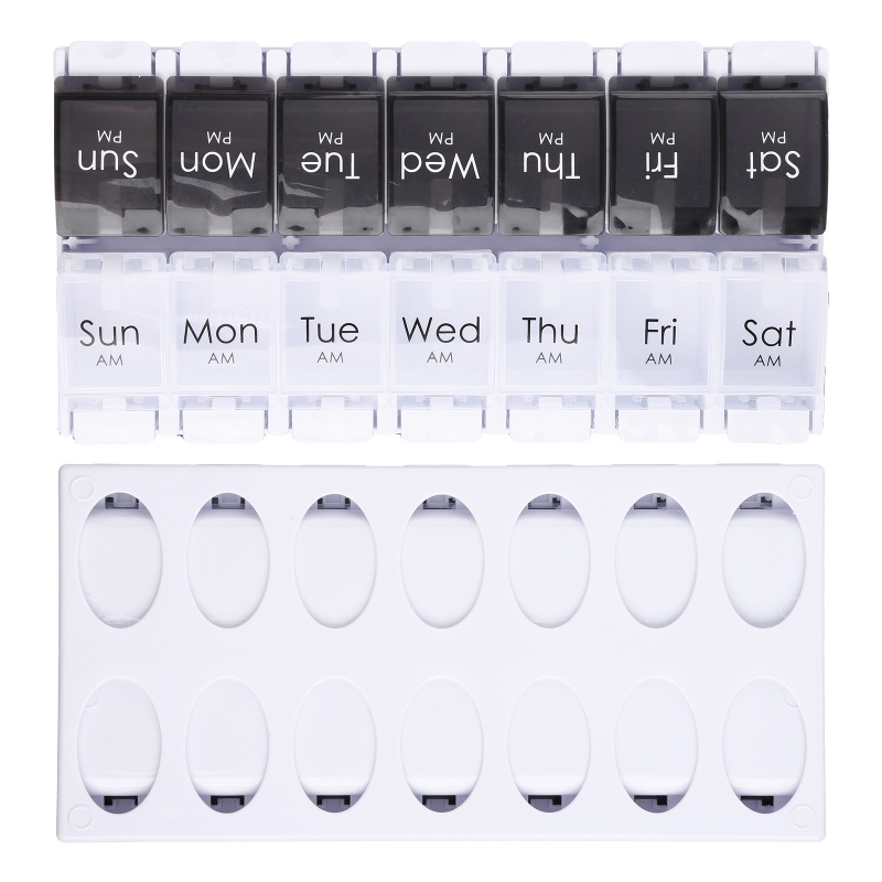 Hộp Đựng Thuốc / Máy Tính Bảng Bằng Nhựa Chống Ẩm Nhỏ Gọn Tiện Dụng