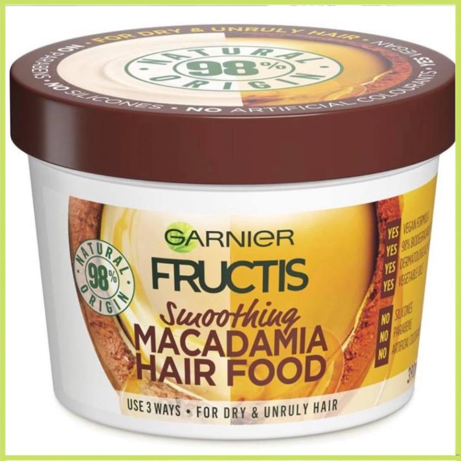 Kem ủ và dưỡng tóc đa công dụng Garnier Fructis Hair Food Mask 390ml