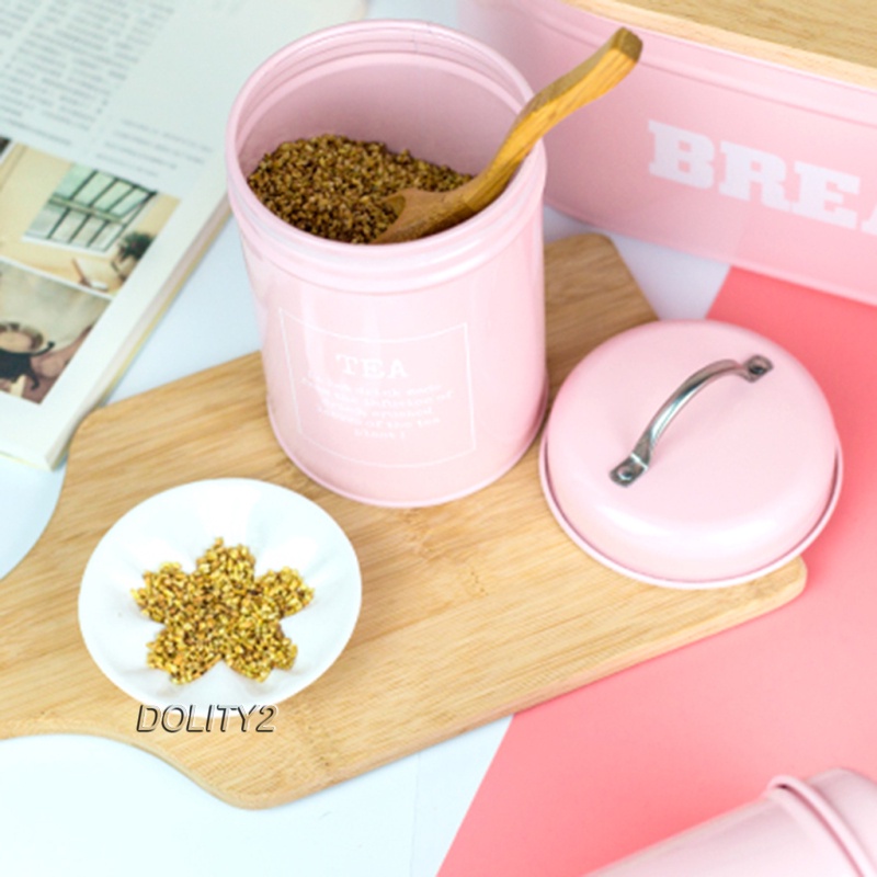 Hũ đựng trà/cà phê có nắp đậy phong cách vintage