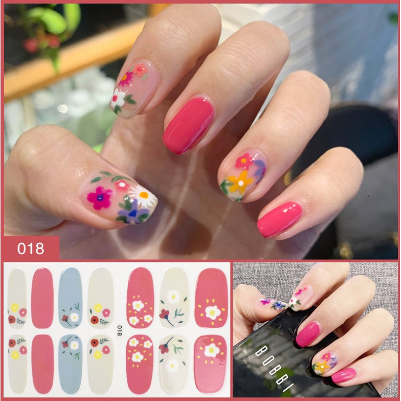 Nail sticker dán móng tay siêu kute, 3D chống nước thời trang chất lượng cao (72)