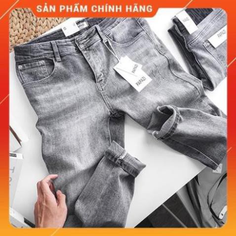 Quần jean nam thiết kế slimfit 2020 tone màu xám bạc nổi bật , bụi bặm và cá tính - Quần bò thời trang nam PAPAZi -SK1