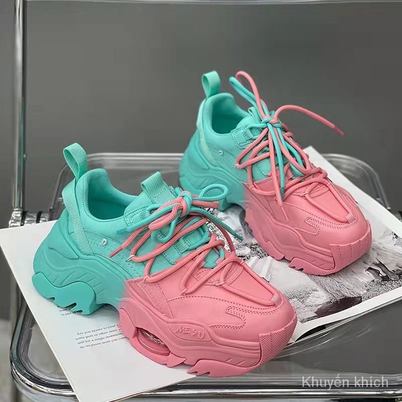 Giày Thể Thao Da Lót Lông Cừu Mềm Mại Cột Dây Thời Trang Thu Đông 2023