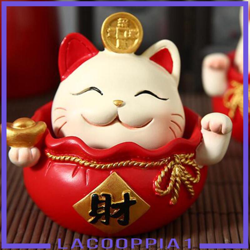 Mô hình mèo thần tài trang trí nội thất xe hơi
