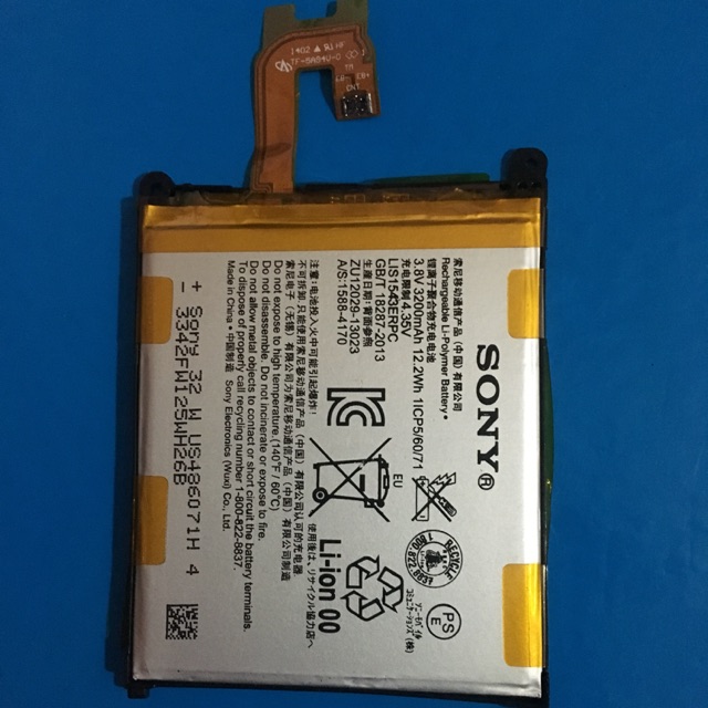 Pin xịn cho máy Sony Z2 mới 100%