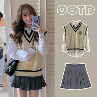 Set gile be kèm sơmi học sinh