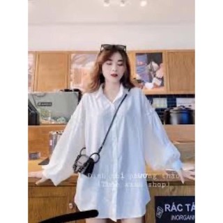 Áo sơ mi nữ, áo kiểu nữ đi học đi chơi thời trang cá tính [ M. SM BÔNG ]