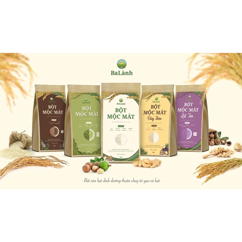 Bột mộc mát Ba Lành - Bột sữa hạt thuần chay (500g)