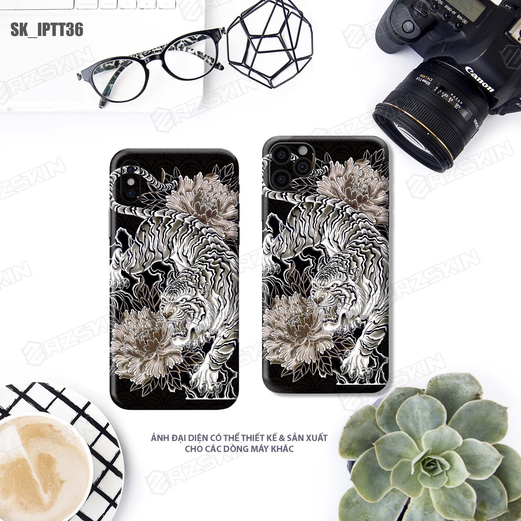 Miếng Dán Skin Full Lưng Viền Độc Lạ IPhone 11/14 Pro Max |SK_IPTT36| Chất Liệu Nhập Khẩu, Khuôn Cắt CNC, Dễ Dán Tại Nhà