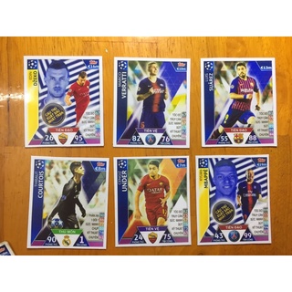 THẺ IN MATCH ATTAX 2018/19 size poca