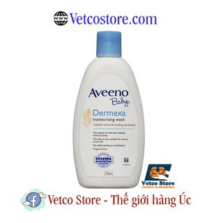 Sữa tắm dưỡng ẩm trị chàm cho bé Aveeno Baby Moisturizer Wash 236ml