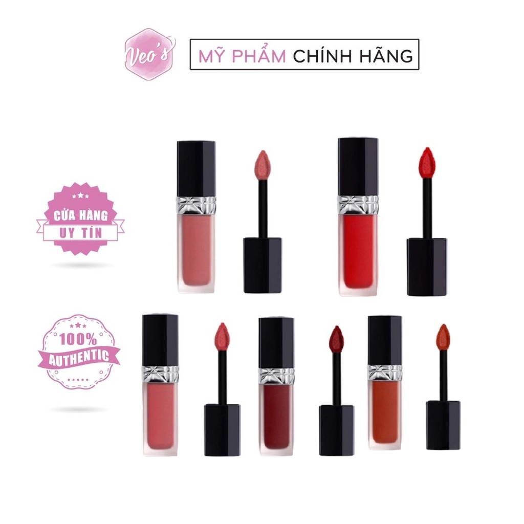 [Màu mới] Son kem lì DIOR's Rouge Dior Forever Liquid Lipstick