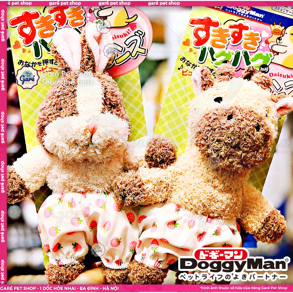 Đồ chơi - Thú bông đáng yêu Doggy Man Nhật Bản dành cho Chó Garé Pet Shop thỏ