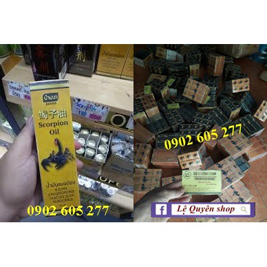 (Hàng Xịn) Dầu xịt xoa bóp Bò Cạp (Scorpion) Thái Lan chính hãng
