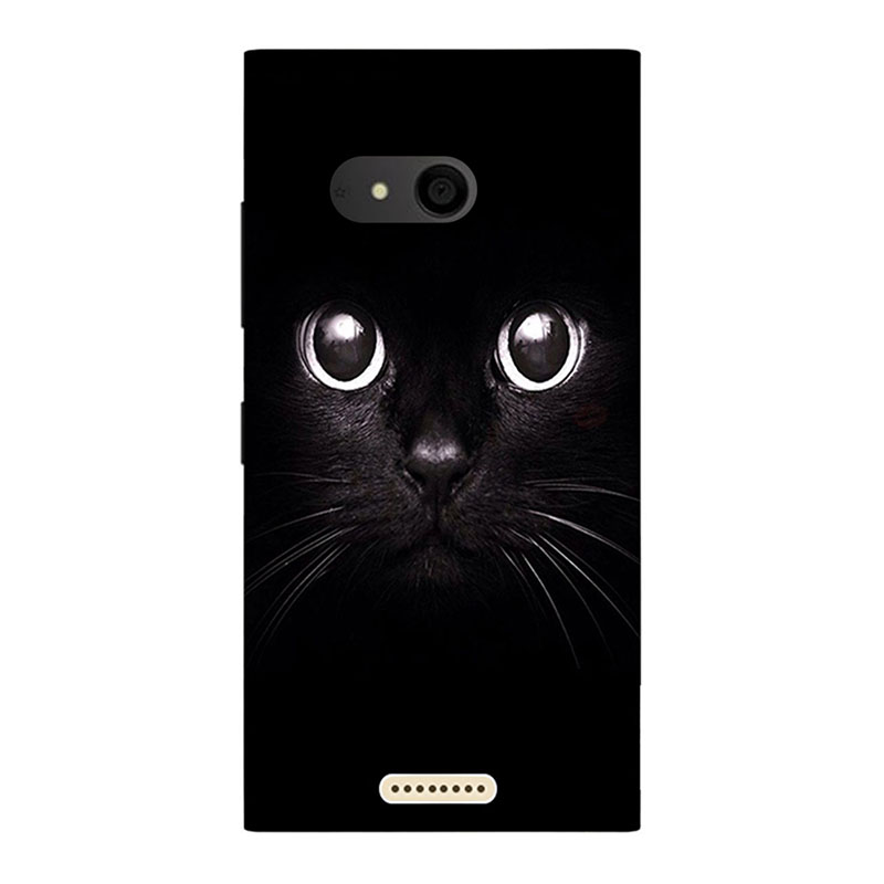 Ốp Lưng Điện Thoại Nhựa Mềm Nokia Lumia 730 735 Hình Con Mèo