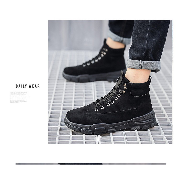 ( HOT Đẹp)Giày cổ cao thời trang nam cao cấp, Giày thể thao/ Sneakers  RM6003B 2 màu