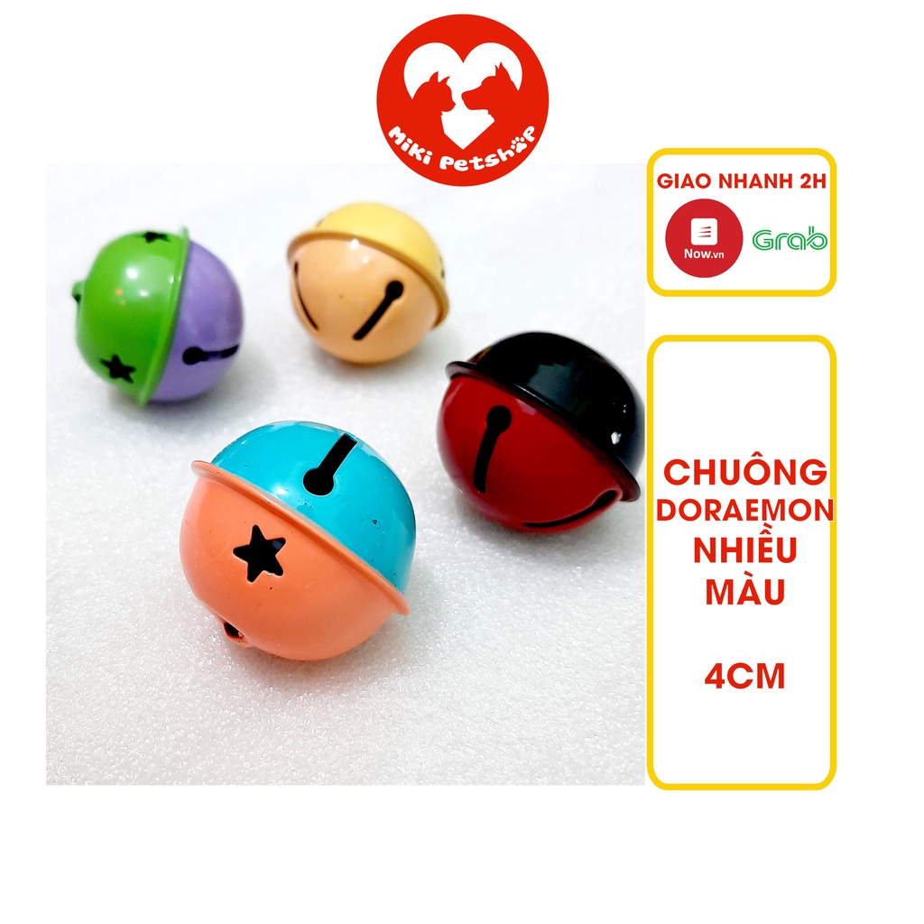 Chuông Lục Lạc Doraemon Cho Chó Mèo Màu Ngẫu Nhiên Size 4cm - Miki Petshop