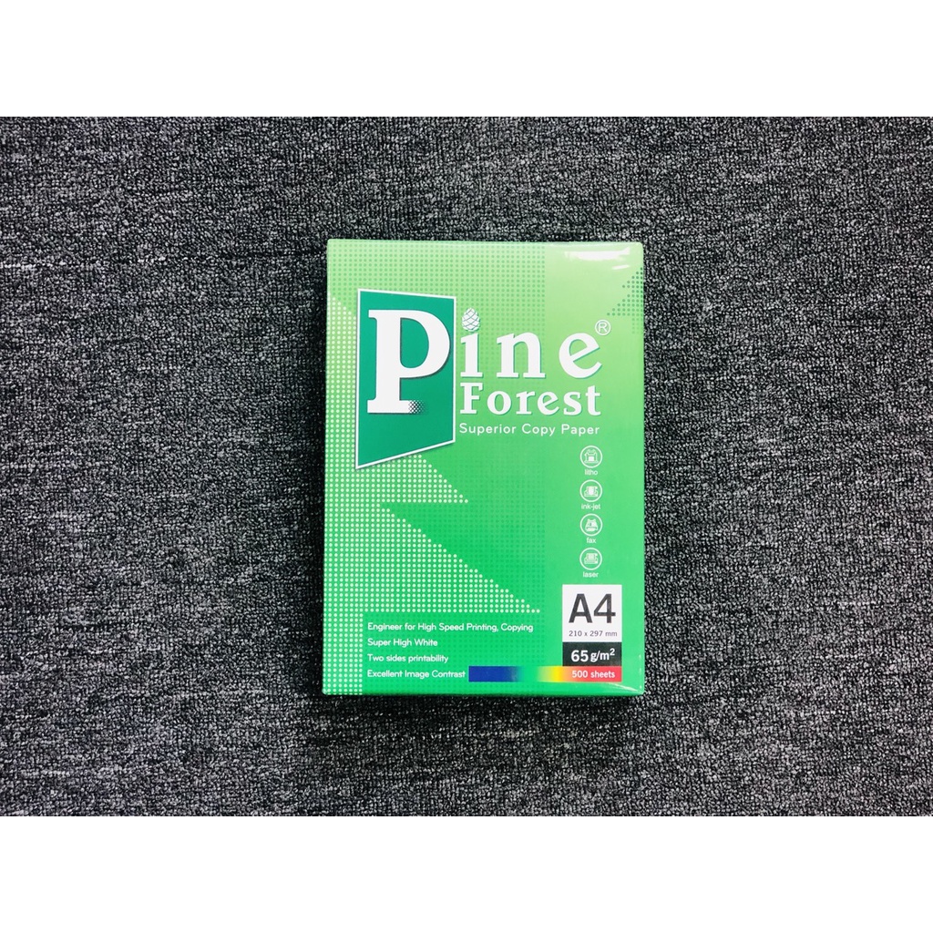 # GIÁ RẺ NHẤT # Giấy photo Pine  A4 ĐL 65g/m2 ( 500 tờ/1 ram )