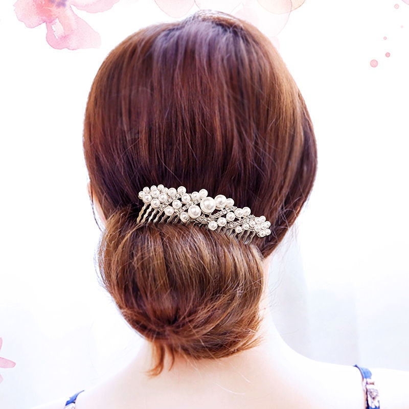 Lược Cài Tóc Đính Đá Sang Trọng Cho Nữ