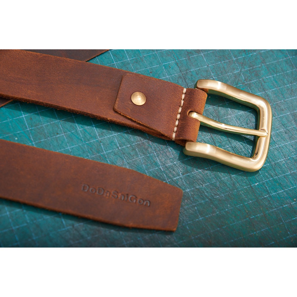 Thăt lưng nam da bò SÁP cao cấp, da thật 100% TL35