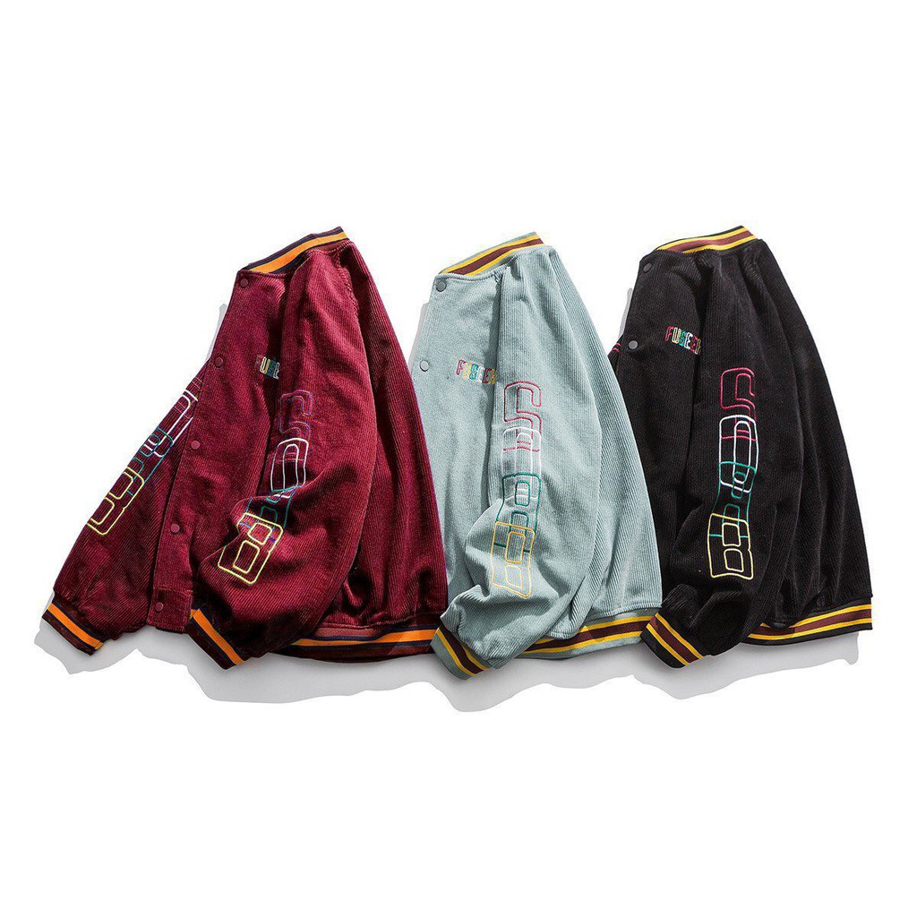 Áo Khoác Bomber Nam Nữ - Áo Khoác Kaki Unisex EOHFFRU Vải Nhung Siêu Hot - LP.STORE | BigBuy360 - bigbuy360.vn