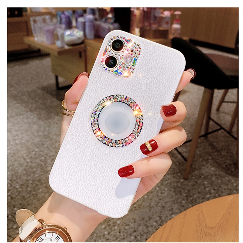 Ốp Điện Thoại Bằng Da Thiết Kế Cắt Độc Đáo Cho IPhone 13 12 11 Pro Max XS Max XR X 8 7 Plus