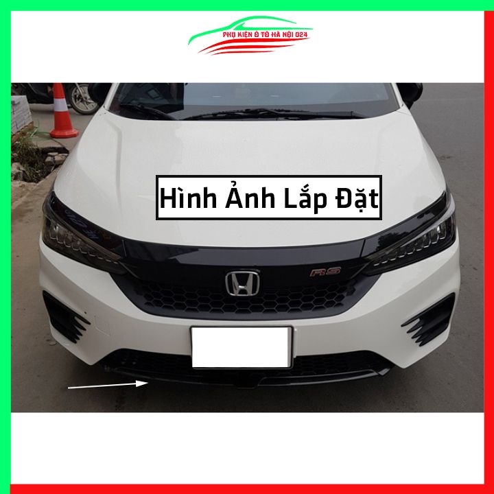 Ốp cản trước City 2021-2022 vân Cacbon chống trầy trang trí xe